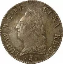 Bearn, Louis XV - Silver Ecu, with Old Bust - 1772 Pau