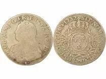 Bearn, Louis XV - Silver Ecu with Dressed up Bust - 1732 Pau