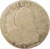 Bearn, Louis XV - Silver Ecu with Dressed up Bust - 1732 Pau