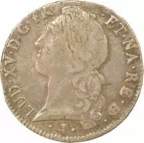Bearn, Louis XV - Silver Ecu with Headband - 1765 Pau