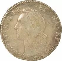 Bearn, Louis XV - Silver Ecu with Headband - 1769 Pau