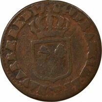 Bearn, Louis XVI - Liard with Shield - 1784 Pau