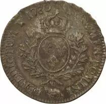 Bearn, Louis XVI - Silver Ecu, dressed up Bust - 1780 Pau
