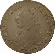 Bearn, Louis XVI - Silver Ecu, dressed up Bust - 1781 Pau