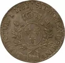 Bearn, Louis XVI - Silver Ecu, dressed up Bust - 1781 Pau