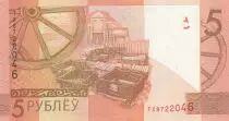 Belarus 5 Roubles Wall - Farming - 2019