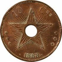 Belgian Congo Leopold II - 10 Centimes - 1888