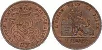 B�lgica 1 Centime L�opold I - Lion - 1850 - SPL