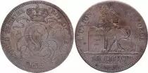 B&eacute;lgica 10 Centimes L&eacute;opold I - Lion  -  1833