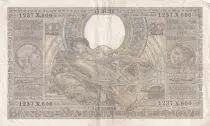 B�lgica 100 Francs - 1934 - Letter X - P.112