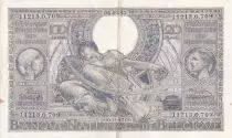 B�lgica 100 Francs - 1943 - Letter O - P.112