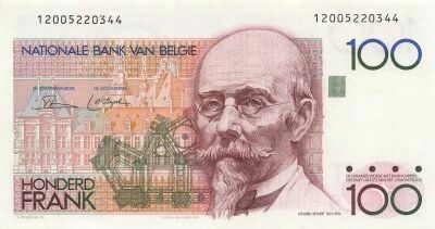 B�lgica 100 Francs - Henri Beyaert - ND (1980-81) - P.140