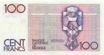 B&eacute;lgica 100 Francs - Henri Beyaert - ND (1980-81) - P.140