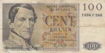 B&eacute;lgica 100 Francs - King Leopold I - Fr&egrave;re-Orban - 15-10-1952 - P Series