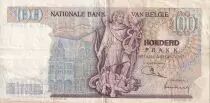 B&eacute;lgica 100 Francs - Lambert Lombard - Allegorical figure - 1974 - VF - P.134b