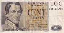 B&eacute;lgica 100 Francs - Leopold I - 13-02-1959 - P.129c