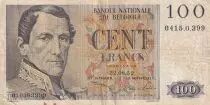 B�lgica 100 Francs - Leopold I - 1952 - P.129a