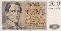 B�lgica 100 Francs - Leopold Ier - 1957 - VF - P.129c