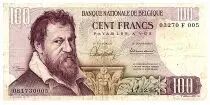 B&eacute;lgica 100 Francs - ND1962-75 - Lambert Lombard