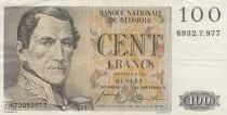 B�lgica 100 Francs Leopold I - 01-04-1955 - VF - P.129b
