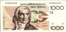 B�lgica 1000 Francs Andr� Ernest Modeste Gretry - 1980-1996 - VF - P.144a