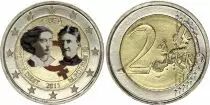 B�lgica 2 Euros - International Women\'s day - Colorised - 2012