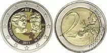 B�lgica 2 Euros - International Women\'s day - Colorised - 2012