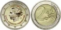 B�lgica 2 Euros - Queen Elisabeth Competition - Colorised - 2012
