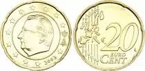 B&eacute;lgica 20 Centimes Euro Albert II - 2003