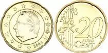B&eacute;lgica 20 Centimes Euro Albert II - 2004
