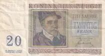 B&eacute;lgica 20 Francs - R. De Lassus, P. De Monte - 01-07-1950