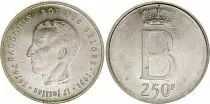 B&eacute;lgica 250 Francs, Roi Baudouin  - 1976