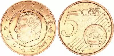B�lgica 5 Centimes Euro Albert II - 2003