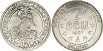 B&eacute;lgica 5 Ecu,  30e anniversaire du trait&eacute; de Rome - 1987