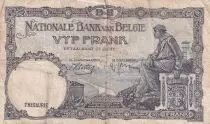 B&eacute;lgica 5 Francs - Albert & Elizabeth - 05-05-1938