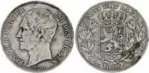 B�lgica 5 Francs - Leopold I - 1849 - Silver - KM.17