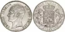 B&eacute;lgica 5 Francs, Leopold  I  - 1865