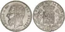 B&eacute;lgica 5 Francs, Leopold  II  - 1870