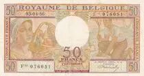 B&eacute;lgica 50 Francs - Farmers - 1956 - VF - P.133b
