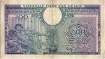 B&eacute;lgica 500 Francs - 100 Belgas - 01-02-1943 - VF - P.124
