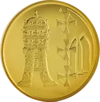 B&eacute;lgica Death of Pope John Paul II - 2005 - Medal