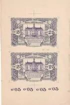B&eacute;lgica Sheet - 25 Cents - Necessity banknote of St Josse-Ten-Noode - Proof recto