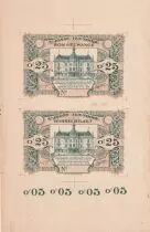 B&eacute;lgica Sheet - 25 Cents - Necessity banknote of St Josse-Ten-Noode - Proof recto
