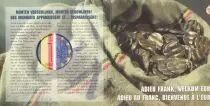 B&eacute;lgica UNC Set Belgium 2002 - 8 euro coins + 5 coins in Francs cancelled