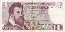 Belgien 100 Francs - Lambert Lombard - Allegorical figure - 1974 - VF - P.134b