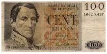 Belgien 100 Francs Leopold I - 20-10-1952 - VF - P.129c