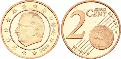 Belgien 2 Centimes Euro - Albert II - 2000