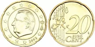 Belgien 20 Centimes Euro Albert II - 2003