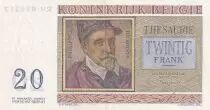 Belgien 20 Francs - Roland de Lassus - Philippus de Monte - 1956 - Serial R.14 - P.132b