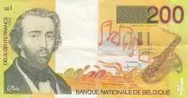Belgien 200 Francs Adolphe Saxe - Saxophone - 1995 - P.148 - UNC